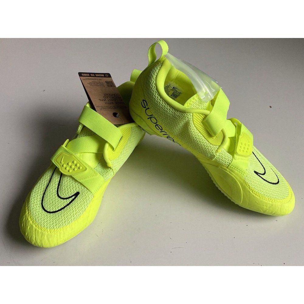 Nike Superrep Cycle 2 NN Men's Size 9 Volt Black-White DH3396-700 NEW - Picture 4 of 15